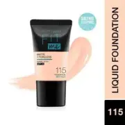 Maybelline New York Fit Me Matte+Poreless Liquid Foundation Tube 18ml, Ivory