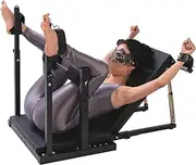 HCUDFN SM Leg Splitter Sex Chair with Handcuffs and Ankle Cuffs - Bondage Set with Sex Machine - Sex Toys for Men and Women Couples