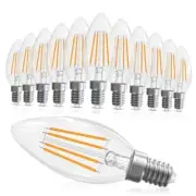 E12 Candelabra Bulb 40 watt, E12 LED Bulb Dimmable Chandelier Light Bulbs, B10