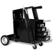 Welding Trolley Tool Box Welder Cabinet Cart MIG TIG ARC Plasma Cutter Drawers