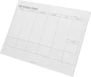 SOPOTUTU Undated Weekly Planner Notepad Tear for Flexible Scheduling Smooth Writing Surface Ample Planning Space for Home and Student Organization Blank Calendar Planner