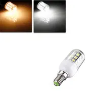 E14 LED Bulbs 12V 3W 27 SMD 5050 White/Warm White Corn Light 33 WHITE
