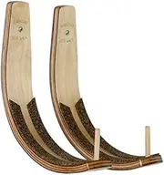 Hawaiian Gun Rack Wooden Surfboard Wall Rack [Choose Colour]