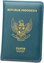 [CHUAN boutique] PU Leather Travel Passport Cover Indonesian Passport Holder Southeast Asia Passport Book Protective Shell Cover