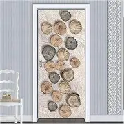 Door Stickers 3D Door Sticker Wall Mural Living Room Bedroom Door Wallpaper Poster DIY Self-Adhesive Waterproof Decor (Size : 95x215cm)