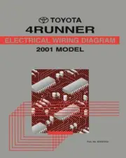 2001 Toyota 4Runner Wiring Diagrams Schematics Layout Factory OEM