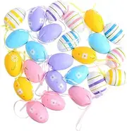 UPKOCH 48pcs Easter Eggs for Decorating Crafts for Party Favors and Classroom Activities Safe and Decorative Eggs for Boys and Girls and Parents
