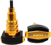 Motorbike Frame Slider Falling Protection for Kawasaki Z650 Z900 Z900RS 2017-2019 Motorcyclr Exhaust Crash Pad Anti Crash Protector Pad Exhaust Crash Pad Crash Sliders (Color : Z900 Gold)