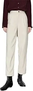 [Generic] Women Casual Pants and Winter Mid Waist Office Lady Working Wear Thicking Warm Woolen Suit Pants