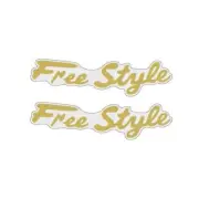 Selle Royal - Freestyle Seat GOLD decal set - Old school bmx