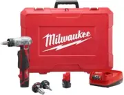 MilwaukeeTool 2474-22 M12 Cordless PEX Expander Kit — 2 Batteries