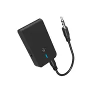 Bluetooth 5.0 Transmitter Receiver,2-in-1 Bluetooth Adapter,Wireless Transmitter for TV,PC,MP3,Gym,Airplane Use with Any 3.5 mm Audio Jack