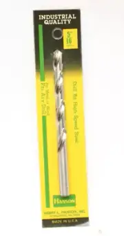 Vintage Hanson Drill Bit 5"/16 #60520 High Speed Steel For Metal/Wood USA NOS