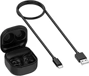 JOYSOG Buds FE Charging Box, Replacement Charger Case Cradle Dock for Galaxy Buds FE SM-R400 Earbuds Charging Case (Black)