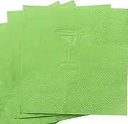 Crtiin 100 Pcs Martini Party Napkins embossed Martini Cocktail Paper Napkins for Bachelorette a Tini Bit Older Party Bar Birthday dinner Decor