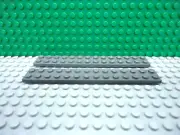 Lego 2 Dark Bluish Gray 2x14 base plate NEW