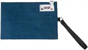 UxicRuya Lockable Handbag, Envelope, File Folder, Multifunctional, Portable Money Storage Bag, Document Bags for Storing, Blue, as described