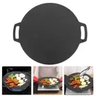Cast Iron Induction Crepes Pan Baking Cookie Pancake Pizza Bakeware 34CM