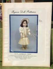 VTG Byron Doll Patterns BY-273 KESTNER 164 “HELENE" Fits 26” Doll - Unopened