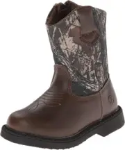 Northside Partner Cowboy Boot (Infant/Toddler/Little Kid), Brown Camo, 9 M US