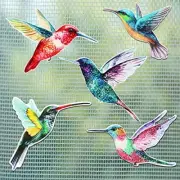 10 Pcs Magnetic Screen Door Double Sided Stickers for Screen Door Patio Doors