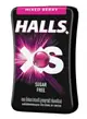 Halls XS 無糖迷你薄荷糖 綜合莓果口味(15gx12入)