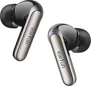 EarFun Air 2 NC Wireless Earbuds, Adaptive Hybrid Noise Cancelling Earbuds, Hi-Res Sound, 6 Mics AI ENC Call, 40H Playtime, Bluetooth 5.3, LDAC, Multipoint Connection, Wireless Charge, Comfortable Fit