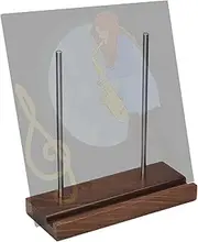 Record table display, wood recording stand | LP Record Record Memory Holder | Postcard plate excessive racks of table picture picture daily use and the al