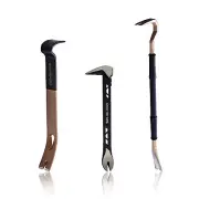 Spec Ops Tools 10", 15" & 30" Nail Puller, Flat Pry Bar, & Crowbar Tool Set, ...