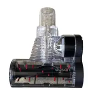 Dyson Mini Turbine Head Vacuum Attachment Clear Power Brush Tool