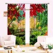 3D Forest 436 Blockout Photo Curtain Printing Curtains Drapes Fabric Window AU
