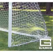 Gared Sports SN824-4W 8 ft. x 24 ft. Soccer Net 4 MM - White