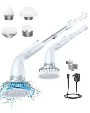 LABIGO Electric Spin Scrubber LA1 Pro, Cordless Spin Scrubber with 4 Replacea...