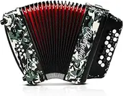Rowadtim Accordion with 22 Keys and 8 Bass, Lightweight and Compact, Ideal for Beginners, Stylish Design and Easy to Learn, Ideal for Beginners and Adults (8 Bass, Multicolor)