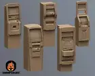 Cyberpunk Miniature Mini Automated Teller Machines Papsikels ATM