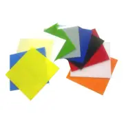 Coloured Perspex Acrylic Plastic Sheet / 3mm Thick / 4" Square Sample Pieces