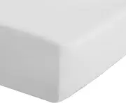 Catherine Lansfield Easy Iron Percale Combed Super King Fitted Sheet White