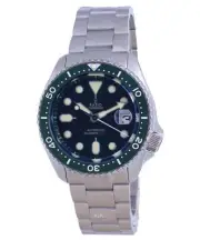 RATIO FreeDiver Green Dial Stainless Steel Automatic RTB205 200M Mens Watch