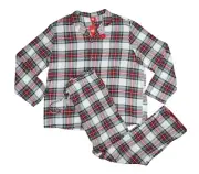 Family PJs Big & Tall Stewart Plaid Top & Bottom Men's 2-Pc. Pajama Set 2XB NWT