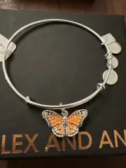 Alex And Ani Charity by Design Butterfly Bracelet NWT & Box