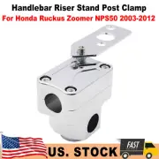 Chrome Handlebar Riser Stand For Honda Ruckus Zoomer NPS50 2003-2012 Aluminum