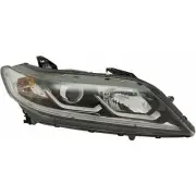 Headlight For 2016-17 Honda Accord Right Side Black Housing Clear Lens With Bulb (for: Honda)