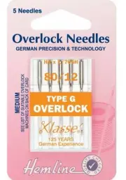 Klasse Overlocker Needles Type G (HA x 1 / 705H)