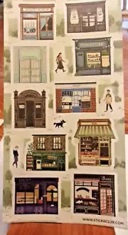 Stickii Sticker Sheet- Downtown Stroll- 3.5 x 6.5 Sheet