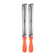 2pcs Chainsaw File Guide, 3/16" (4.8mm) Round Rasp Chrome Steel for Sharpening