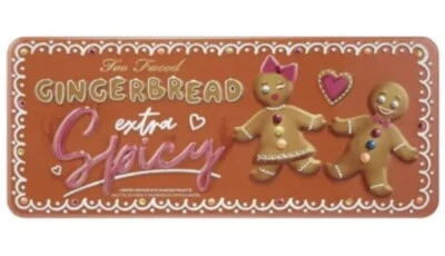 NEW NIB Too Faced GINGERBREAD EXTRA SPICY Eyeshadow Palette LIMITED EDITION