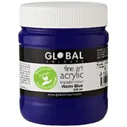 Global Colours Acrylic Paint Zero VOC 500mL Warm Bluee