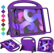 [Suplik] Kids Case for iPad Air 5th/4th Generation (10.9 inch,2022/2020), Built with Screen Protector, iPad Air 5 Kidproof Case with Handle Stand for Apple iPad Air Gen 4/5&Pro 11 Old Version, Purple