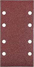 kwb Sanding strips 93 x 185 mm made of precious corundum with 240 grit, tool-free change, full synthetic resin gluing and reinforced paper carrier for fine sanding of wood and metal