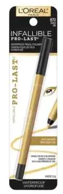 L'OREAL Infallible Pro-Last Waterproof Eyeliner Pencil ~ 870 GOLD ~ New & Sealed